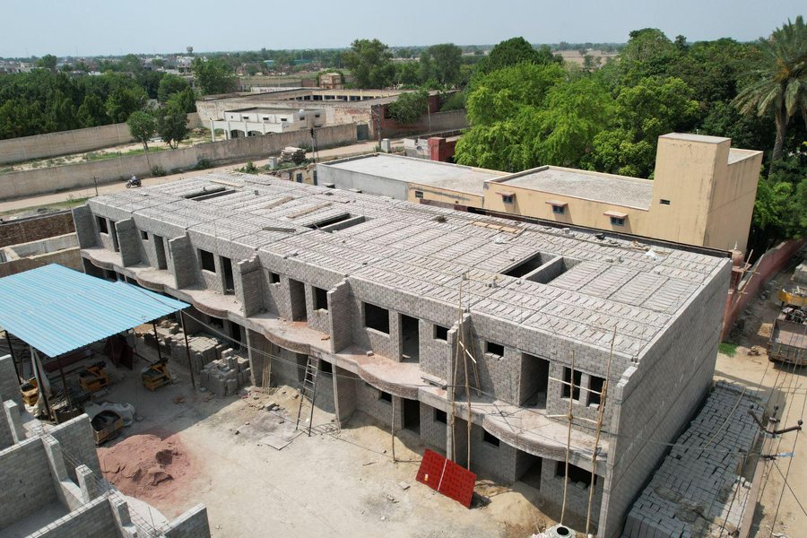 Completed composite roof